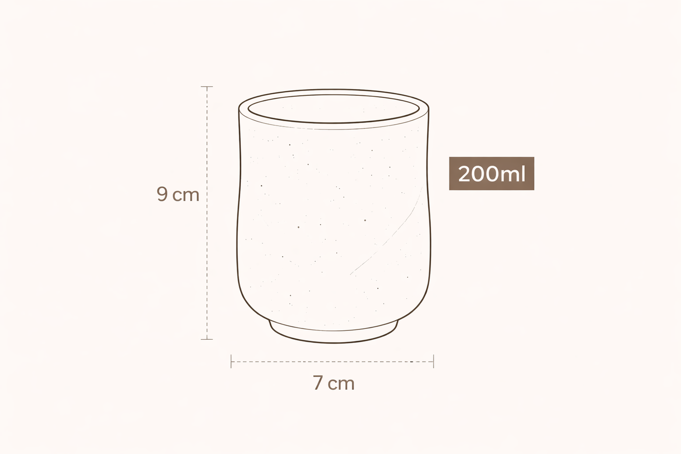 Vanilla Becher